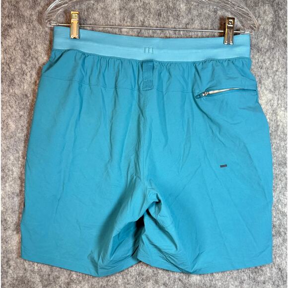 Lululemon Mens License To Train Medium Linerless Athletic Blue Zip Pocket Short - Picture 3 of 9